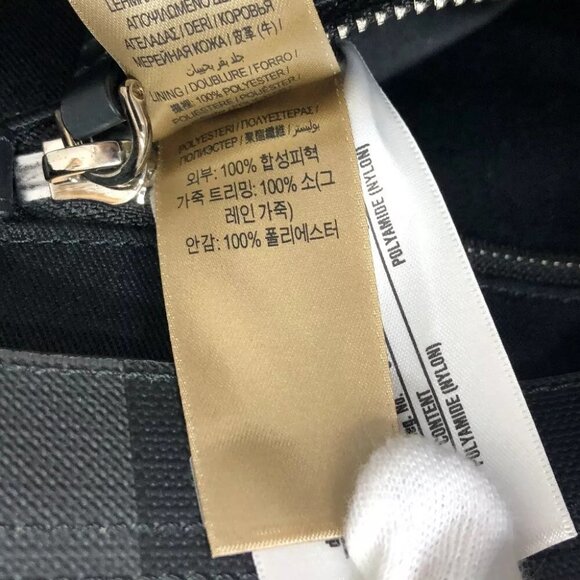 BURBERRY graphic Check Backpack Backpack PVC gray/Multicolore - Picture 11 of 15